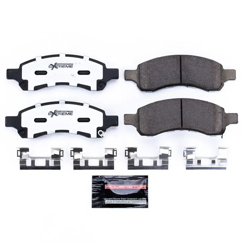 Z36-1169A – POWERSTOP Brake Pad, FMSI Number D1169A Carbon-Fiber Ceramic Brake Pads Set Of 4 With Premium Stainless S...